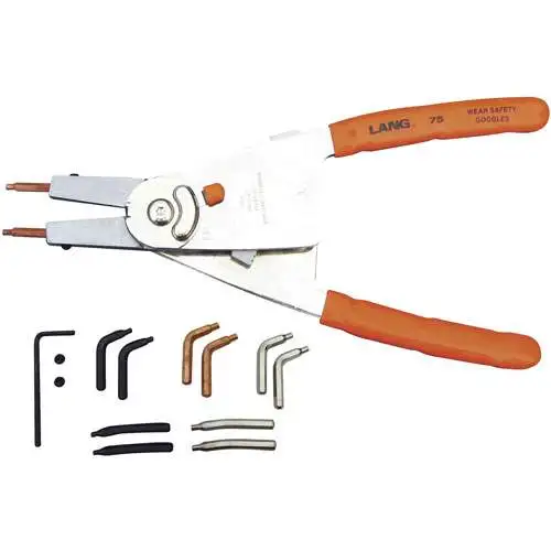 Retaining Ring Pliers, Internal / External, Replaceable Tips