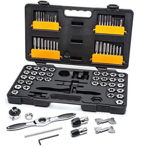 SAE/Metric Ratcheting Tap & Die Set