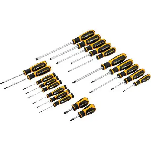 Phillips®, Slotted, Torx® Dual Material Screwdriver Set