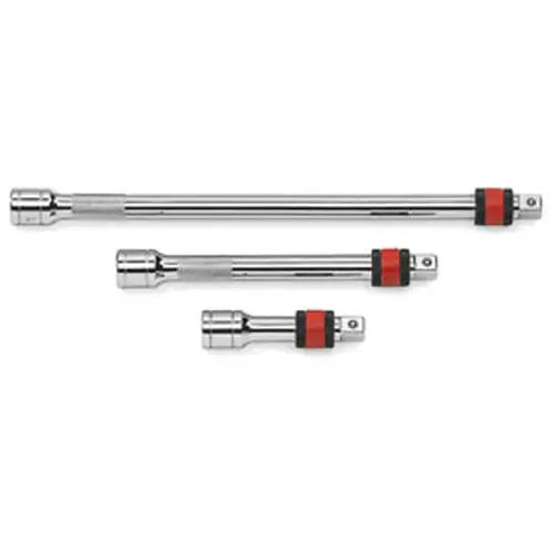 Extension Set, Locking, 1/4 Drive, 3 Piece