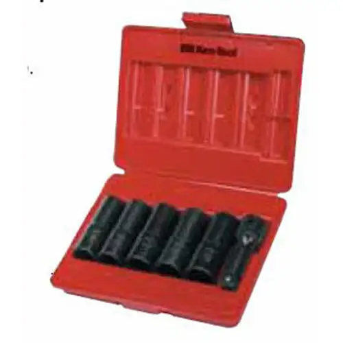 Socket Set, Thick And Thin, Flip, 6 Pc