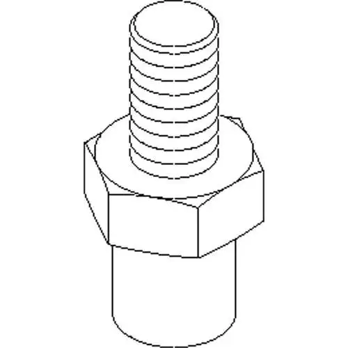 K1280 Stud Adapter, 5/8 - 18 Inch