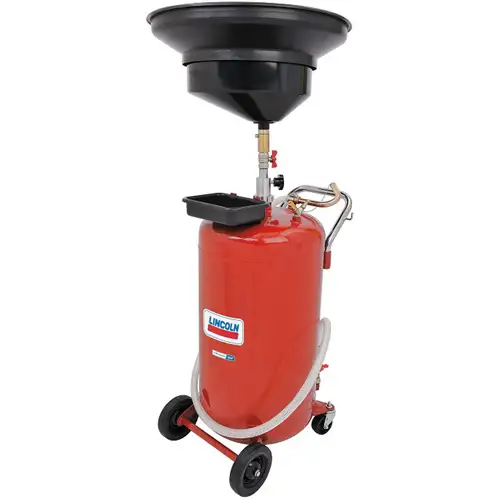 Waste Fluid Drain, 25 Gal. Capacity, Steel Tank