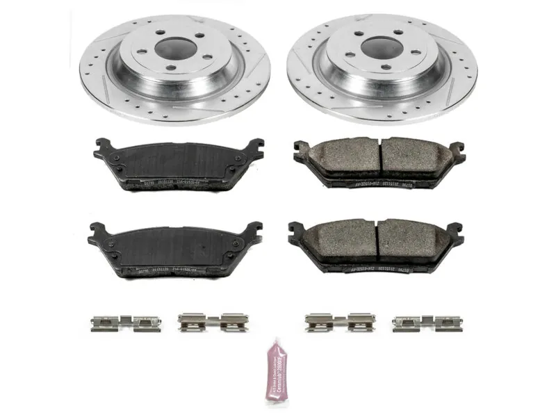 2015-2017 Ford F150 & Ford Raptor Power Stop Z23 Rear Brake Kit (Electronic Parking Brake) | K6814