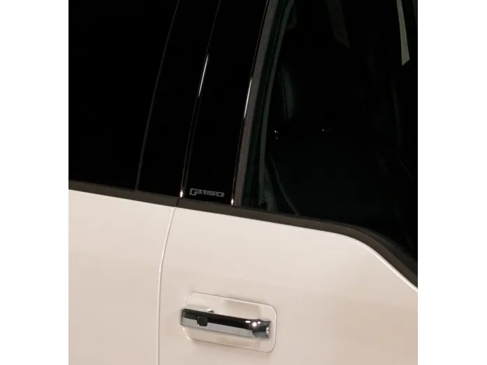 2015-2025 Ford F150 SuperCrew & SuperCab Putco Black Platinum Pillar Posts (with Keypad) | 402678BPFD