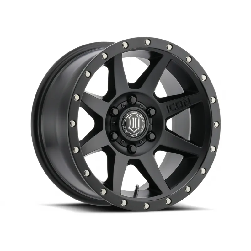 2004-2026 Ford F150 ICON Rebound 17x8.5 Wheel Satin Black | 1817856350SB