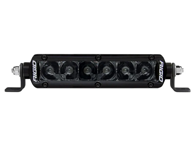 Rigid Industries 6 inch SR-Series Midnight Pro LED Light Bar White Spot | 906213BLK