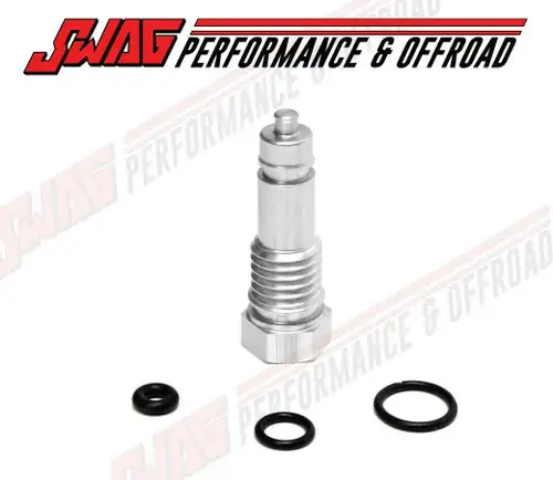 Swag Performance Fuel Pump Inlet Plug Billet Aluminum SWF-9J305 For 2011-2016 Powerstroke