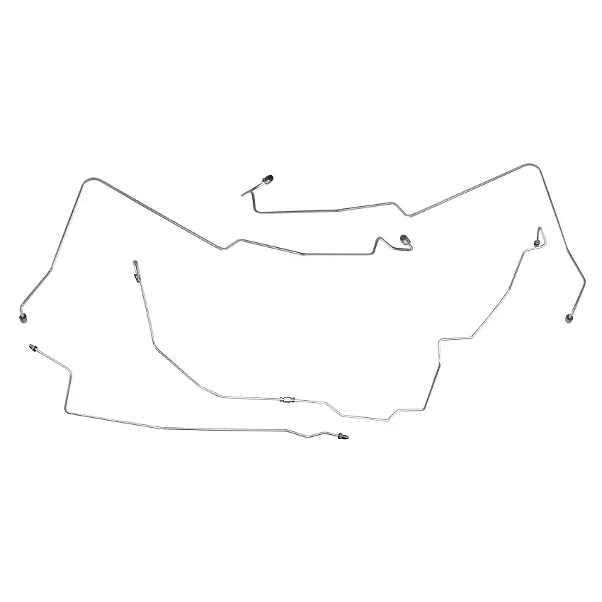 1999-04 Oldsmobile Alero, Four Wheel Disc, Top of ABS, Front Brake Line Kit, 4pc, Stainless