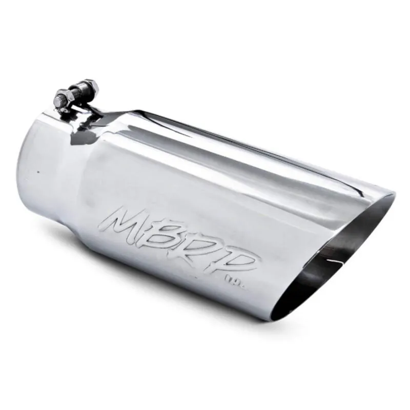 MBRP 4 inch Inlet to 5 inch Outlet Polished 304 Stainless Steel Exhaust Tip | MBR| T5053
