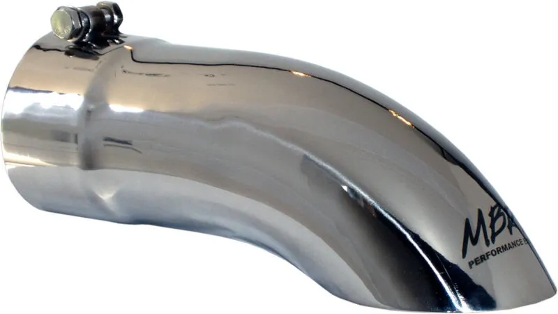 MBRP 5 inch Inlet 5 inch Outlet Polished 304 Stainless Steel Turn Down Exhaust Tip | MBR| T5085