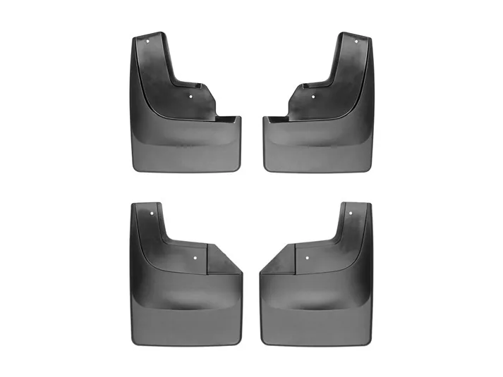 2017-2019 Ford Raptor WeatherTech No-Drill DigitalFit Mudflaps (Front & Rear) | 110073-120073