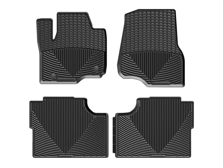 2017-2026 Ford F250 & F350 SuperCrew WeatherTech All-Weather Front & Rear Floor Mats | W408-W409
