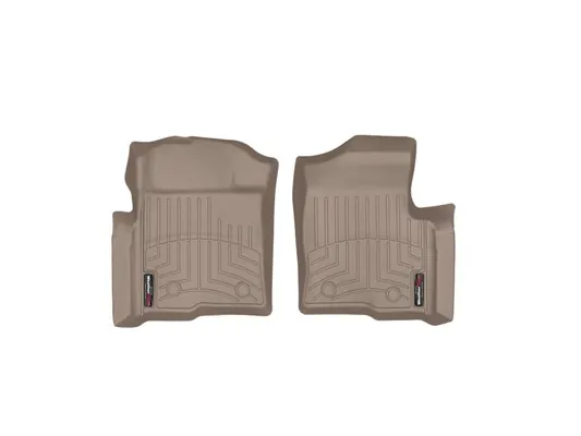 2009-2014 Ford F150 WeatherTech DigitalFit Tan Front Floor Mats | 456111