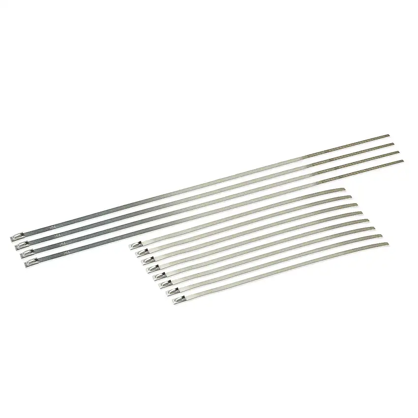 Design Engineering, Inc. 10205 SS Locking Ties Combo 8in 14in