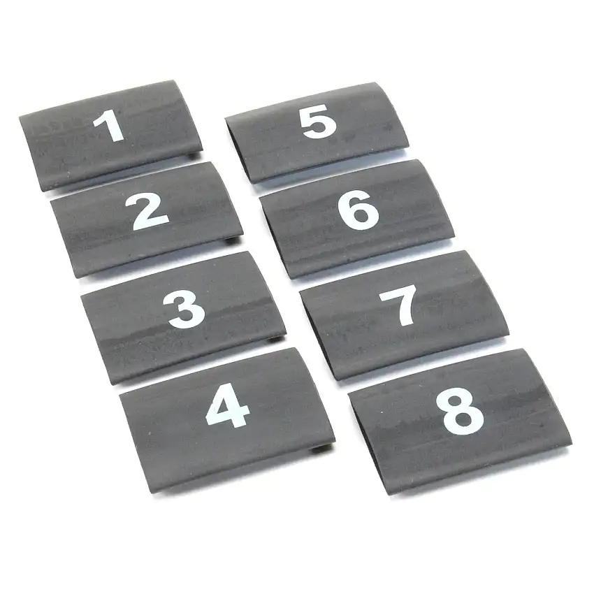 Design Engineering, Inc. 10849 Numbered Wire Marker Shrink Tube Kit 18mm 8pk