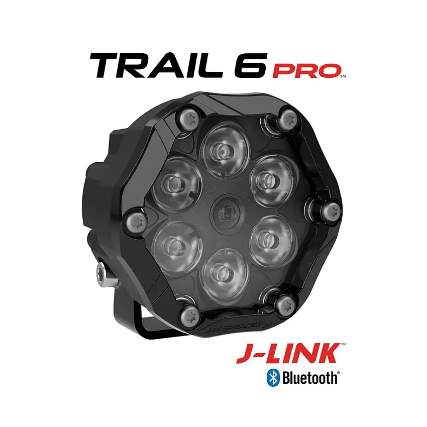 JW Speaker Trail 6 Pro 3.7" Round LED Off Road Light Pods 0555373