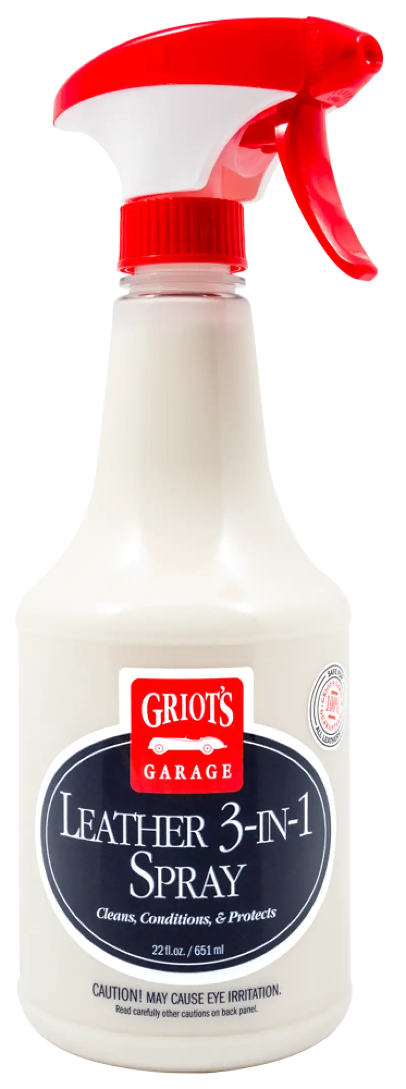 Griots Garage Leather 3-in-1 Spray - 22oz - Case of 12