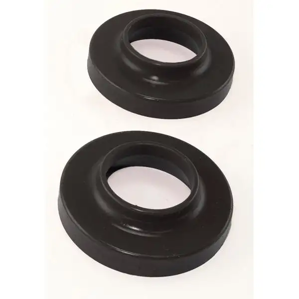 Rugged Ridge 1-1701BL Coil Spring Isolators; Black; 97-06 Jeep Wrangler TJ