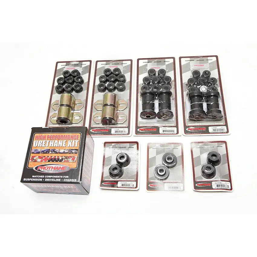 Rugged Ridge 1-2002BL Total Bushing Kit, Black