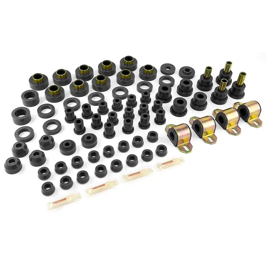 Rugged Ridge 1-2003BL Total Bushing Kit, Black