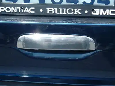 TFP 100L Tailgate Handle Insert Bottom Lever Below License Plate Stainless Steel Chromed