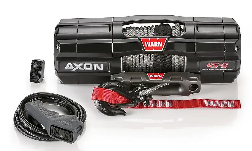 Warn 101140 Axon 45-S Synthetic Winch 4500lb 12V Off-Road Powersports