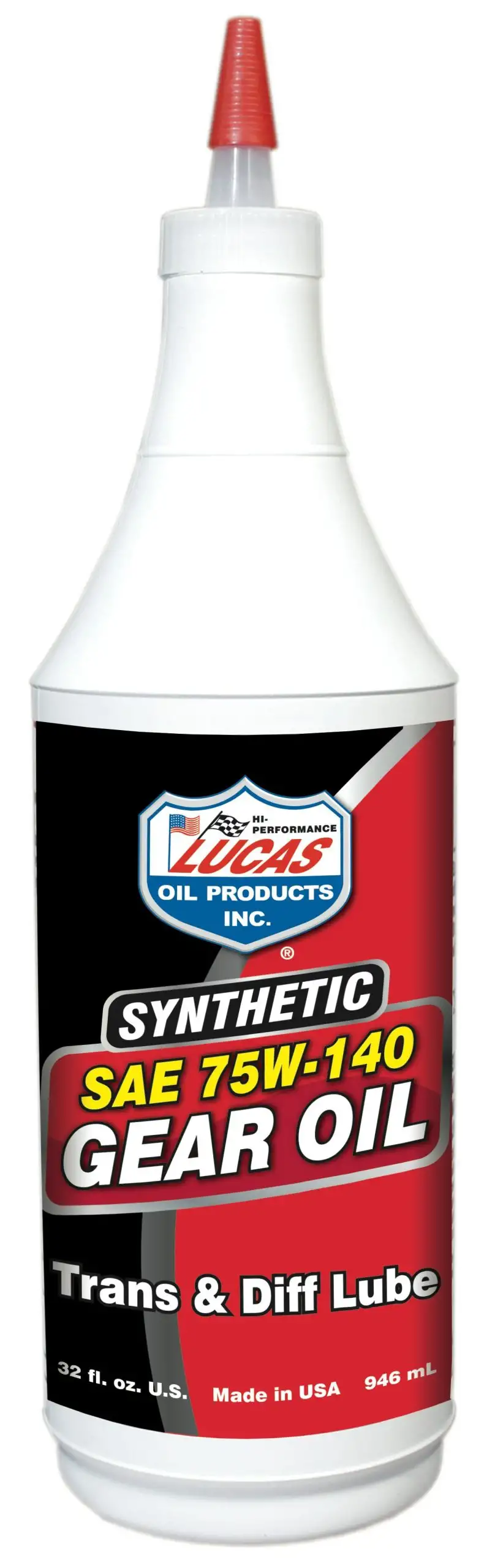 Lucas Oil 10121 Synthetic SAE 75W-140 Trans & Diff Lube