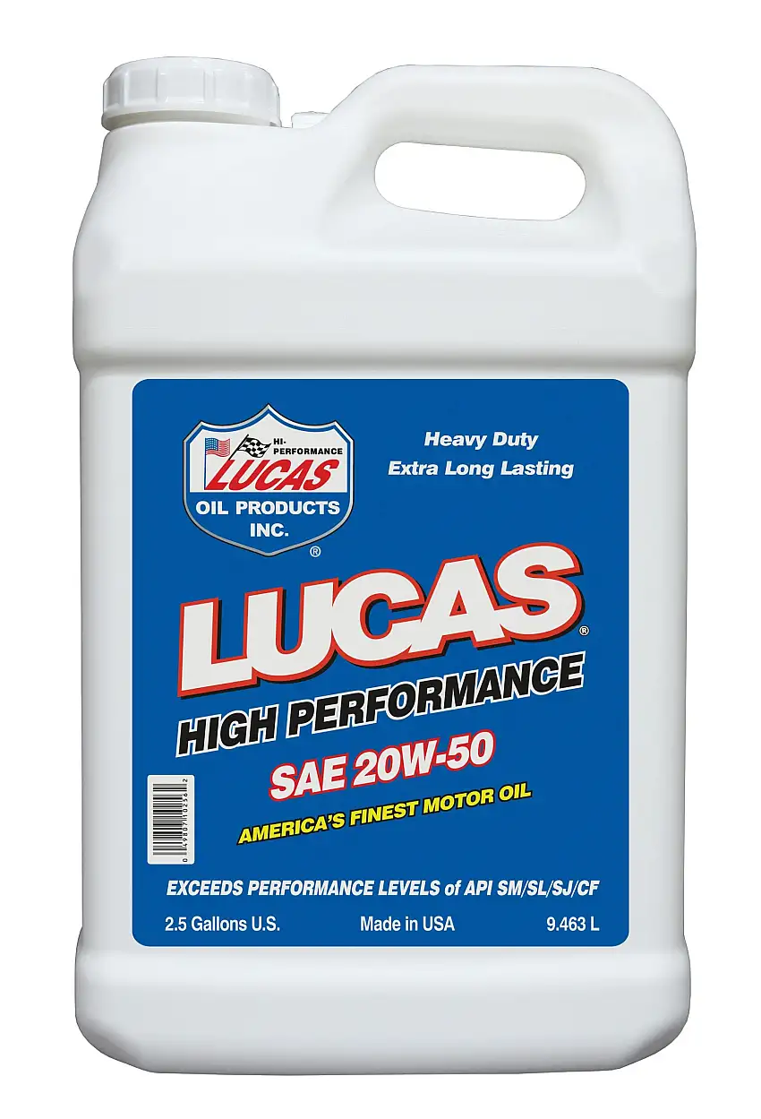 Lucas Oil 10256 SAE 20W-50 Plus Racing Oil