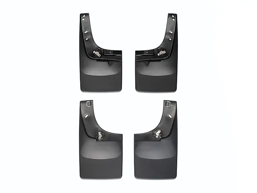WeatherTech MudFlap No-Drill DigitalFit MudFlap Kit; Black 110012-120008