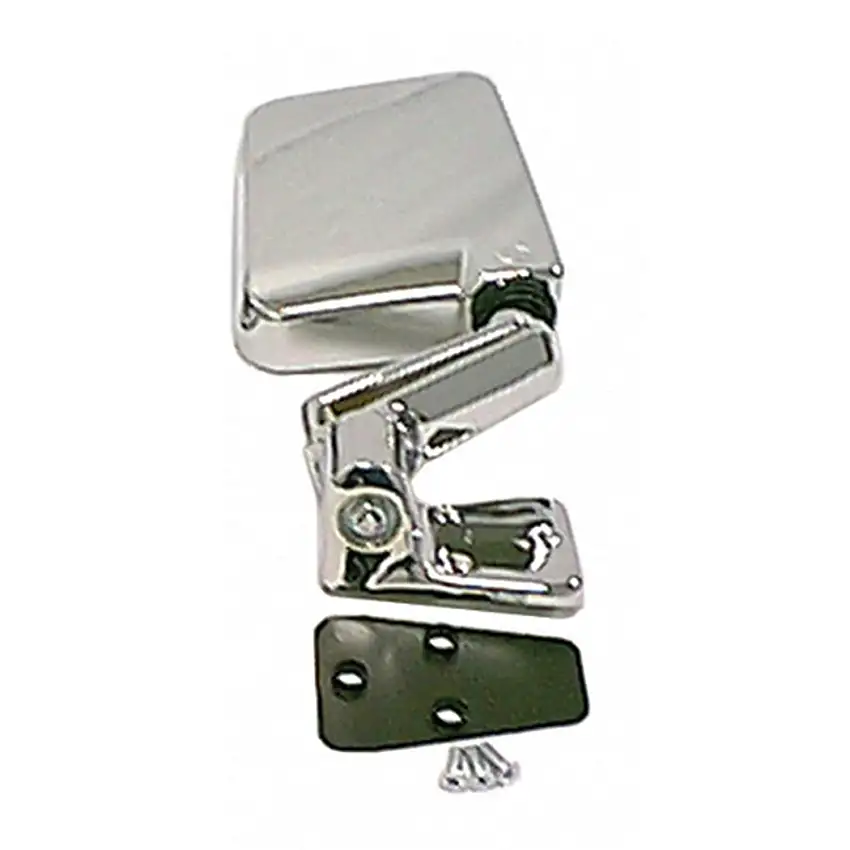 Rugged Ridge 11010.06 Door Mirror; Chrome; Right; 87-02 Jeep Wrangler