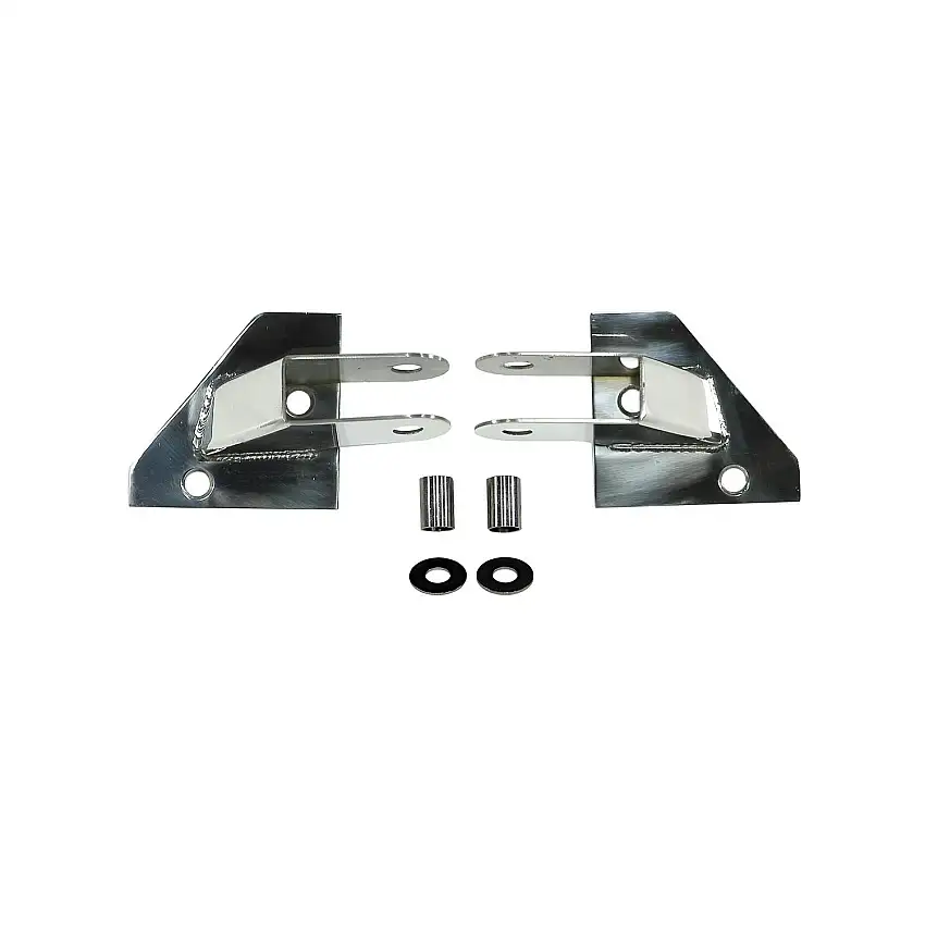 Rugged Ridge 11026.01 Mirror Relocation Brackets, Stainless Steel