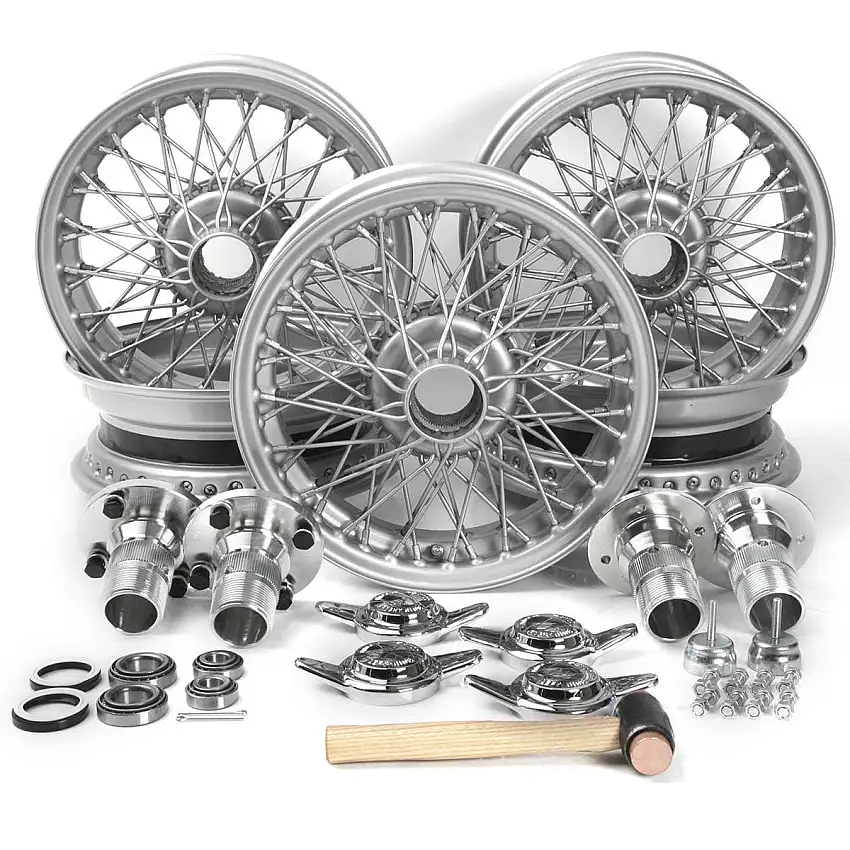 Wire Wheel Conversion Kit, MGB Tube Axle