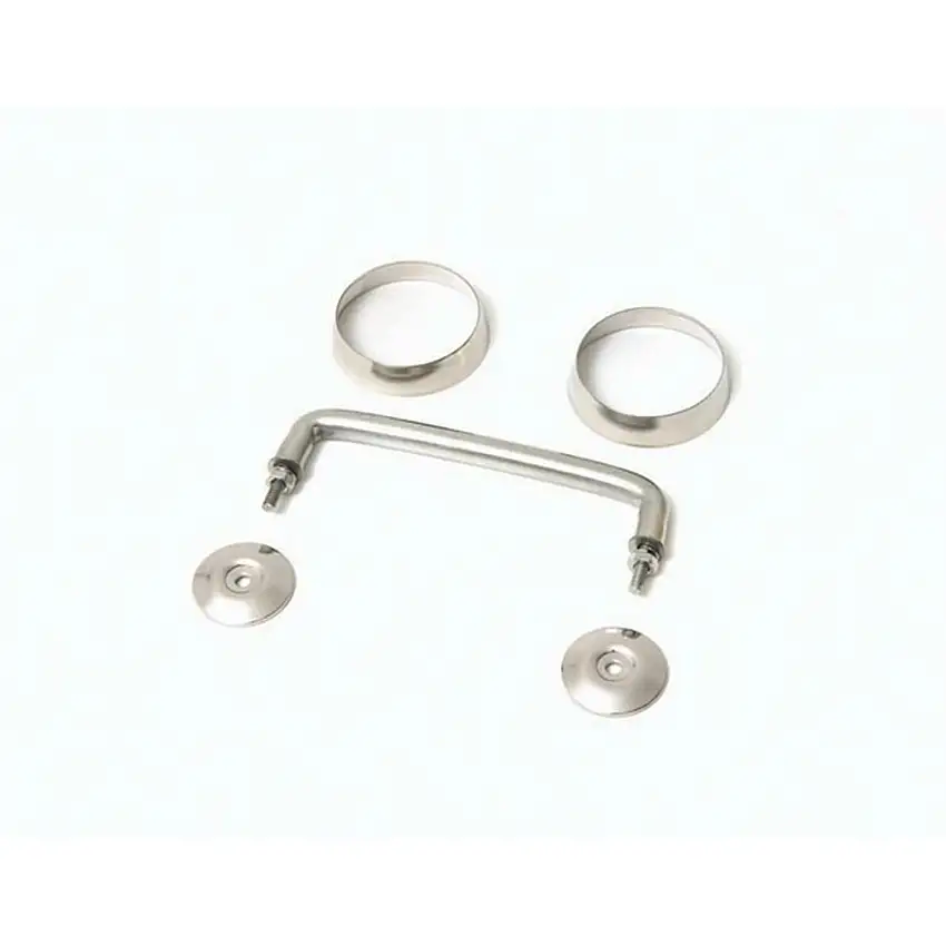 Rugged Ridge 11104.01 Windshield Tie Down Kit; Stainless Steel; 97-06 Jeep Wrangler TJ