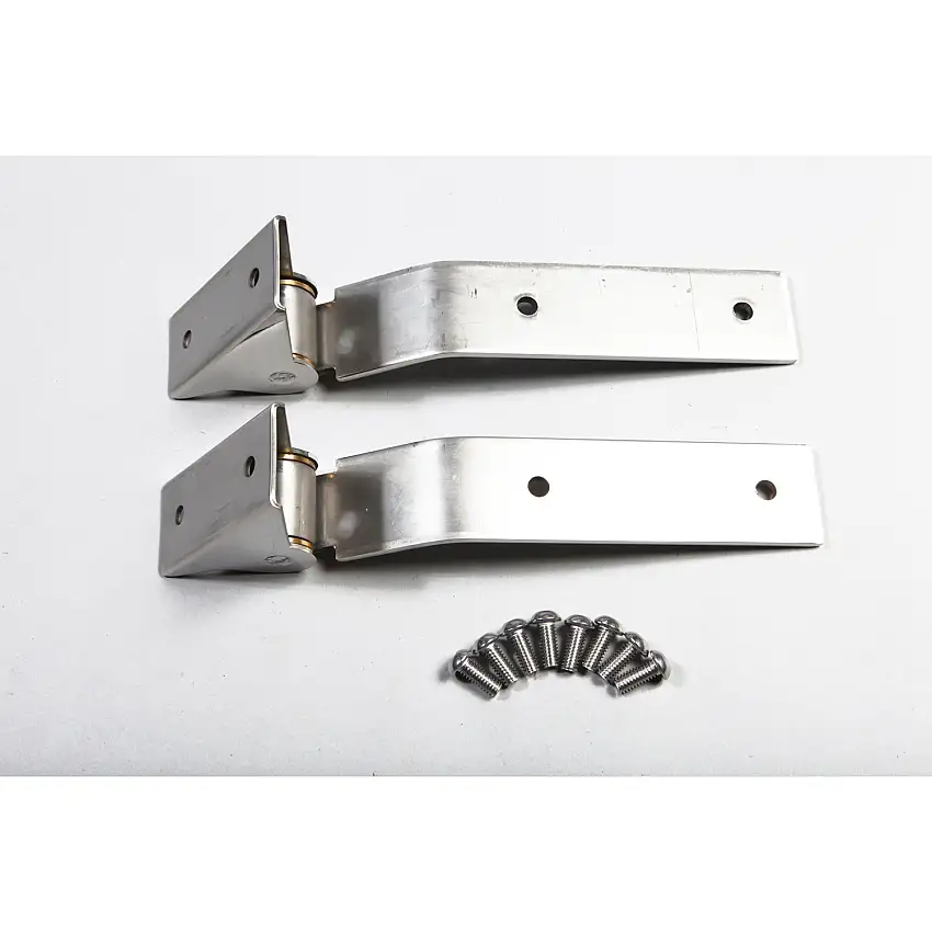 Rugged Ridge 11114.02 Tailgate Hinges; Stainless Steel; 87-95 Jeep Wrangler YJ