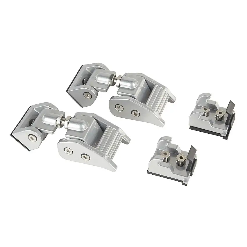 Rugged Ridge 11116.21 Hood Catches, Silver