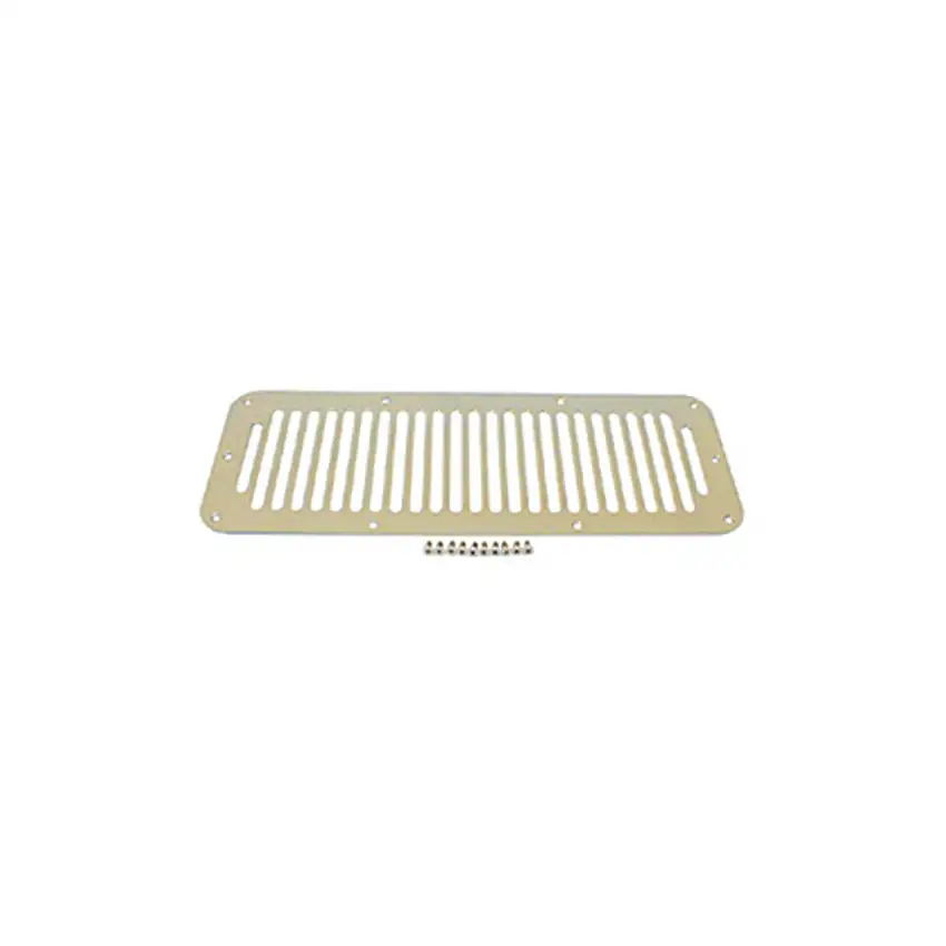 Rugged Ridge 11117.02 Cowl Vent Cover, Stainless Steel