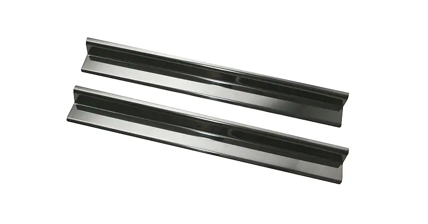 Rugged Ridge 11119.04 Door Entry Guards; Stainless Steel; 07-17 Jeep Wrangler JK