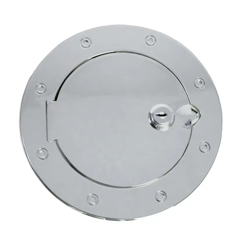 Rugged Ridge 11134.03 Locking Gas Cap Door, Stainless Steel