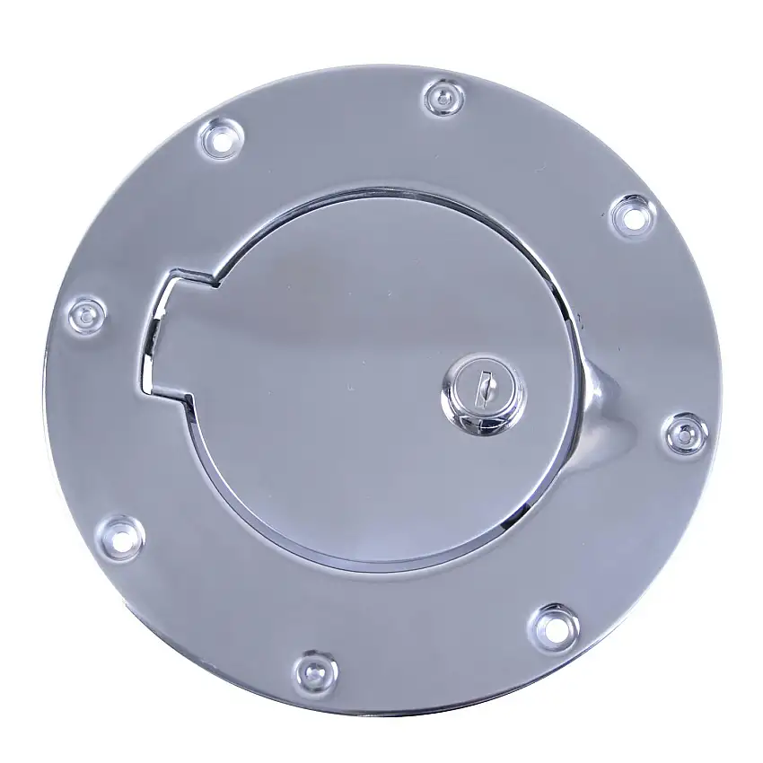 Rugged Ridge 11134.04 Locking Gas Cap Door, Stainless Steel