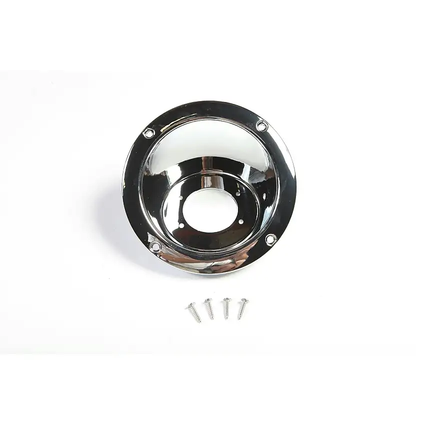Rugged Ridge 11135.25 Gas Tank Filler Cover, Chrome