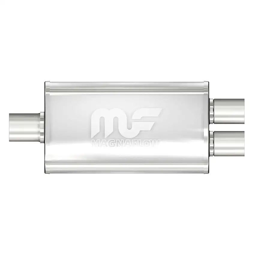 MagnaFlow Exhaust Products 11148 Straight-Through Performance Muffler; 2.25/2in. Center/Dual; 3.5x14x7 Body