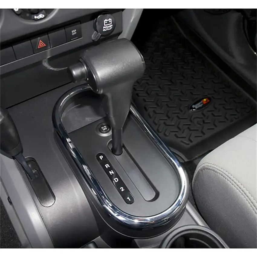 Rugged Ridge 11156.02 Transmission Shifter Trim, Chrome Automatic
