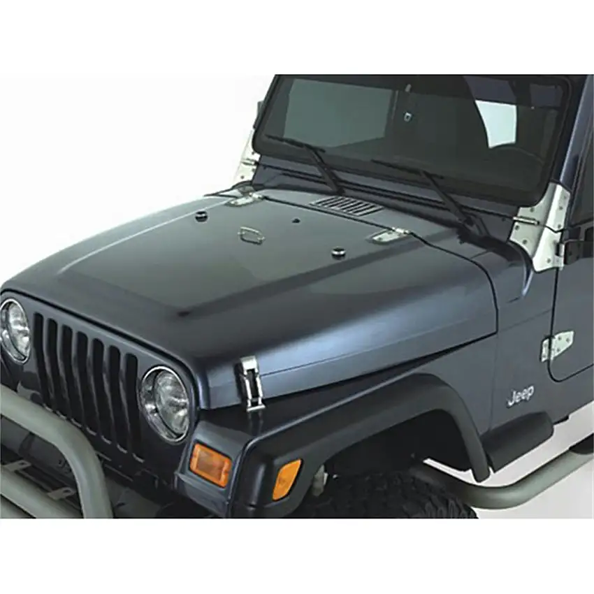 Rugged Ridge 11185.65 Complete Hood Kit, Satin Stainless Steel