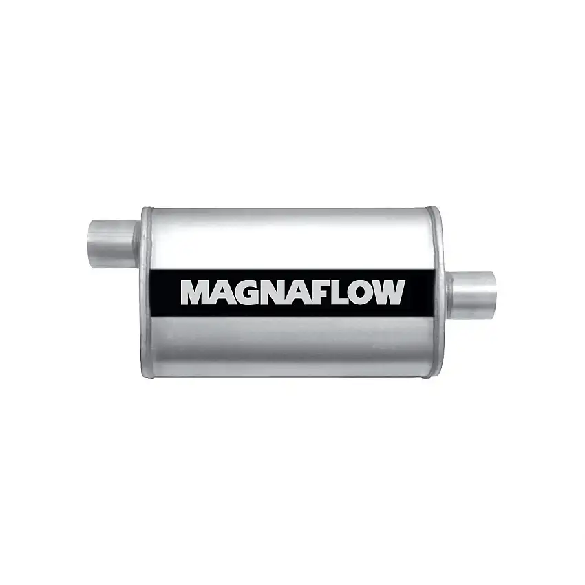 MagnaFlow Exhaust Products 11224 Straight-Through Performance Muffler; 2in. Offset/Center; 4x14x9 Body