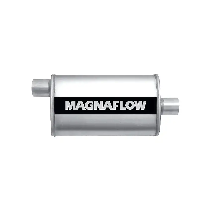MagnaFlow Exhaust Products 11229 Straight-Through Performance Muffler; 3in. Offset/Center; 4x14x9 Body