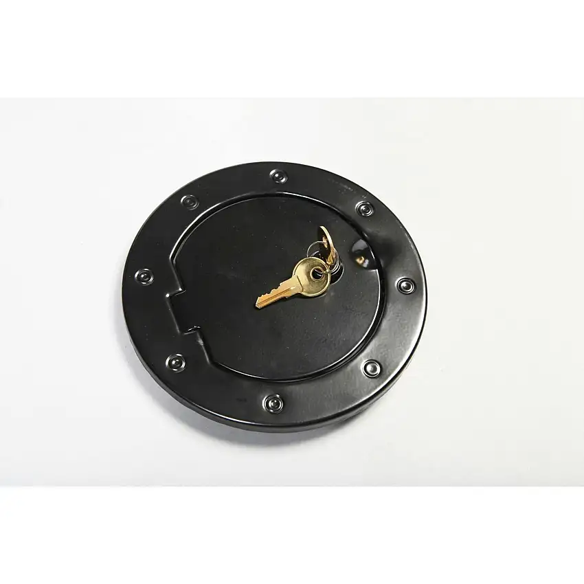 Rugged Ridge 11229.03 Locking Gas Cap Door; Black; 07-17 Jeep Wrangler JK