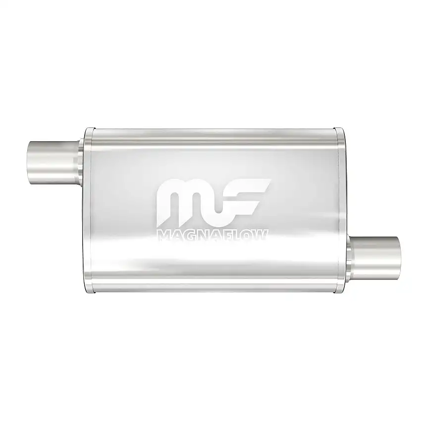 MagnaFlow Exhaust Products 11265 Straight-Through Performance Muffler; 2.25in. Offset/Offset; 4x18x9 Body