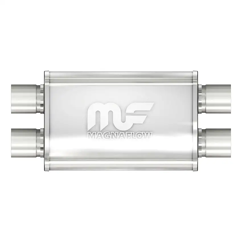MagnaFlow Exhaust Products 11385 Straight-Through Performance Muffler; 2.25in. Dual/Dual; 4x14x9 Body