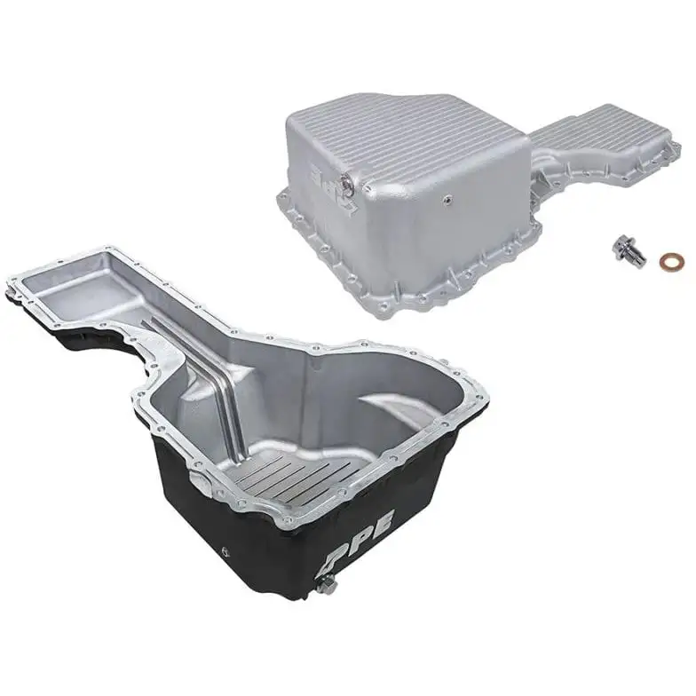 PPE High Capacity Cast Aluminum Engine Oil Pan 20-25 GM 6.6L Duramax L5P
